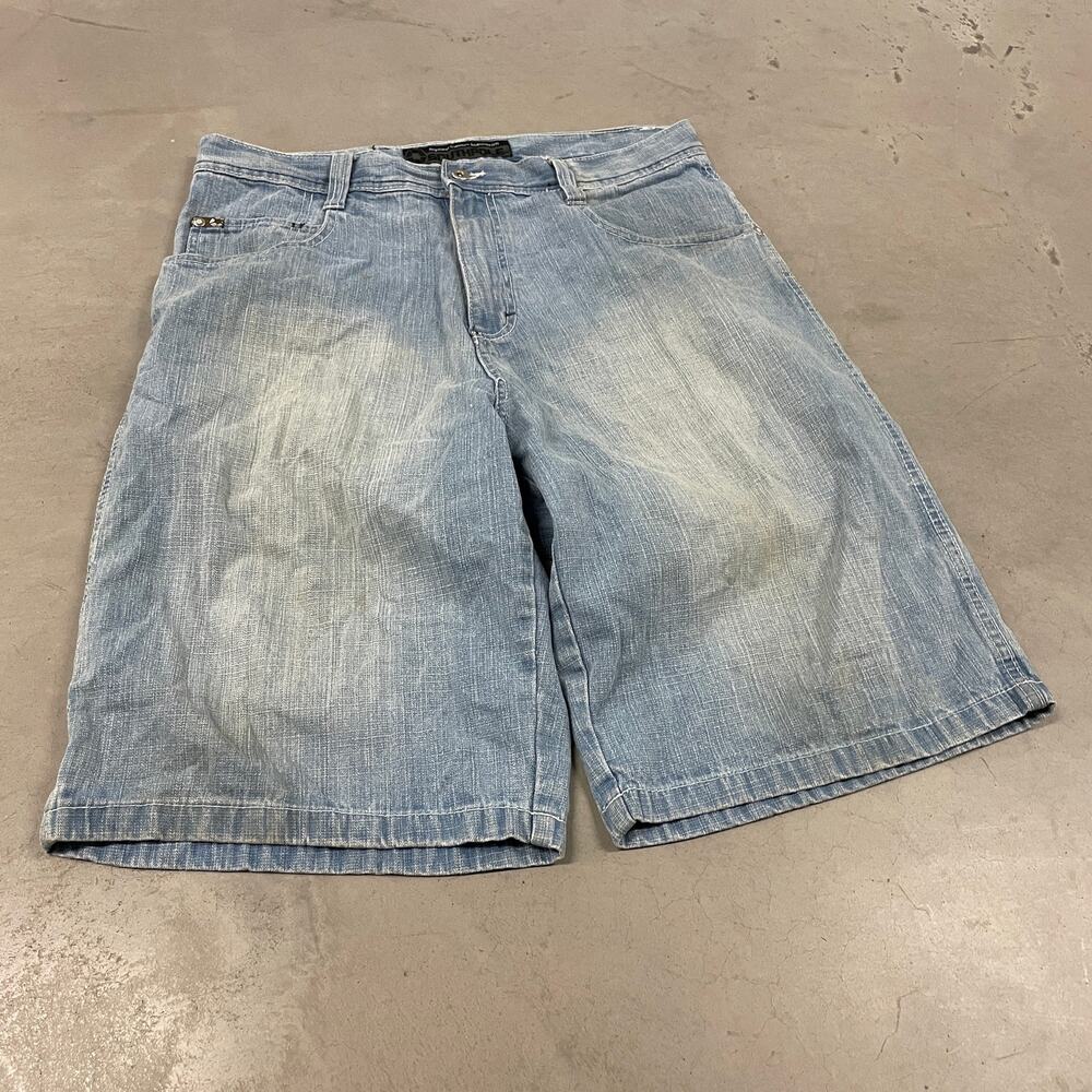 Y2K baggy southpole denim jean shorts 36